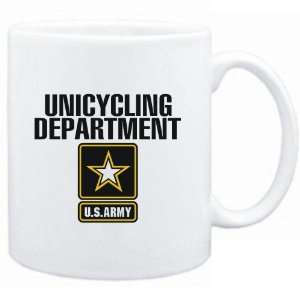  Mug White  Unicycling DEPARTMENT / U.S. ARMY  Sports 