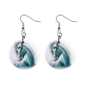   Unicorn Dangle Earrings Jewelry 1 inch Buttons 12310673 Jewelry