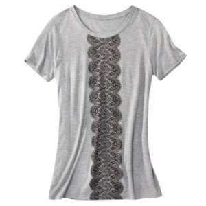Jason Wu for Target Short Sleeve Tee with Lace Print in Heather Gray 