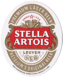 Chile Stella Artois Beer in Spanish (back)  