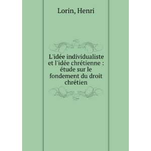  LidÃ©e individualiste et lidÃ©e chrÃ©tienne  Ã 