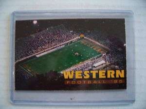 1995 Western Michigan Bronco Football Pocket Schedule  