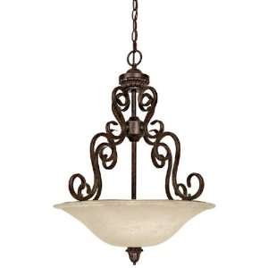 Capital Lighting 4104TS RS Villa Collection 3 Light Pendant, Tortoise 