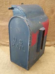 Vintage USPS Dropoff Mailbox Antique Mail Box Old Boxes  