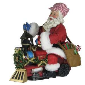  Kurt Adler Santa on train