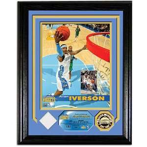 Nuggets   Highland Mint Iverson Gm Used Shorts   Iverson, Allen 