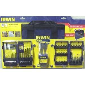  New Irwin 81 Piece Drill and Drive Set