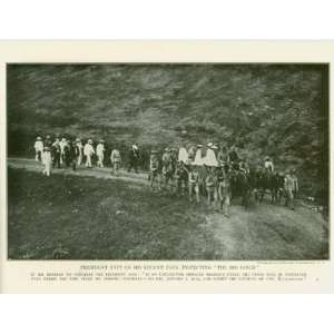  1911 Print President Taft Visiting Panama Canal 