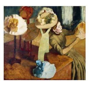  The Millinery Shop Giclee Poster Print by Edgar Degas 