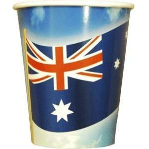  Australian Flag Paper Cups (Set of 8)