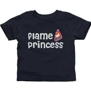 UIC Flames Toddler Princess T Shirt   Navy Blue  Sports 