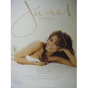  Music   Soul / RnB Posters Janet Jackson   All For You 