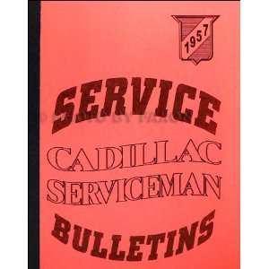   1957 Cadillac Service Bulletins Reprint Faxon Auto Literature Books