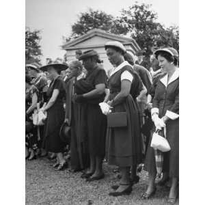  Mourners Attending Funeral of Writer Margaret Mitchell 