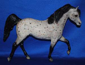 Breyer~89 90~Appaloosa Majestic Arabian~Black Stallion  