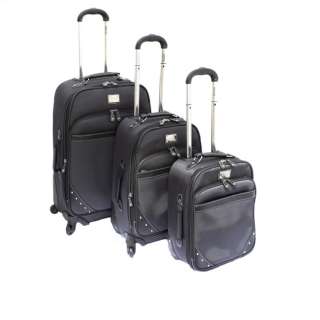 Kenneth Cole Reaction Curve Appeal II 3 Piece Luggage Set   Charcoal 