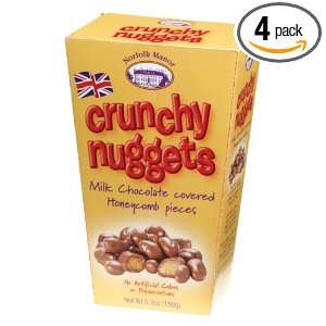 Norfolk Manor Crunchy Chocolate Nuggets, 7 Ounce Boxes (Pack of 4)