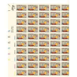  Chemistry Full Sheet of 50 X 13 Cent Us Postage Stamps 