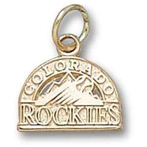 Colorado Rockies MLB Club Logo 5/16 Pendant (14kt)  