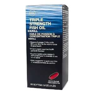  GNC Triple Strength Fish Oil +Krill Health & Personal 