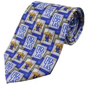  Kentucky Wildcats Pattern 2 Silk Tie