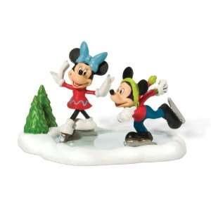   56 Disney Village Accessory Figurine, Ice Skating