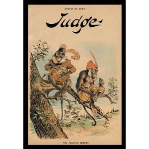  Judge Magazine The Jealous Monkey 44X66 Canvas