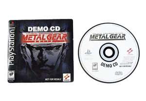 Metal Gear Solid Demo Edition Sony PlayStation 1, 1998  