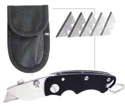 New Mini Pocket Utlilty Knife Box Cutter with Case  