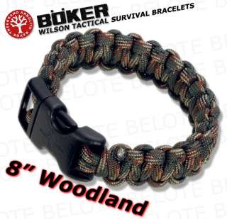 Boker W Tactical 8 WOODLAND Survival Bracelet 09WT212  