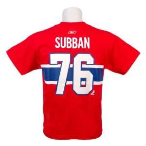  Montreal Canadiens PK Subban YOUTH Jersey Stripe Player 