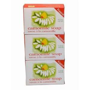  Kappus Camomile Soap, 3 X 4.2 ounces. Beauty