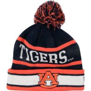  Auburn Tigers Navy New Era The Original II Cuffed Knit Hat 