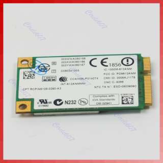 Intel Wifi 5100 Wireless N 802.11N Mini PCI E Card 300M  