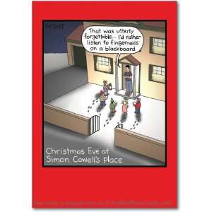  Funny Merry Christmas Card Simon Cowell Humor Greeting Tim 