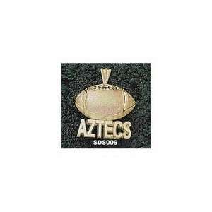 San Diego State Aztecs Aztecs Football Pendant   10KT Gold Jewelry 