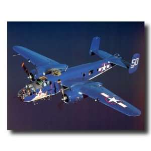  B 25 Mitchell Military Aircraft Jet Airplane Picture Art 