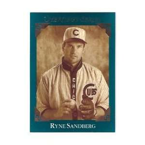 Ryne Sandberg 1992 Leaf Studio Heritage Baseball Insert (Chicago Cubs 