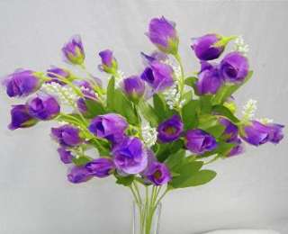 mini rose buds bushes color light purple you get 1 bunch