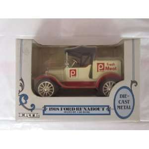  1918 Ford Runabout Publix Fresh Meat Delivery Truck Bank Toys & Games