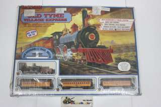 Bachmann HO 00605 OLD TYME STEAM LOCOMOTIVE AND TENDER WITH OPERATING 