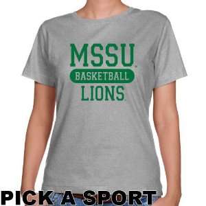 Missouri Southern State Lions Ladies Ash Custom Sport Classic Fit T 