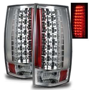   11 Chevy Surburban Chrome LED Tail Lights (Escalade Style) Automotive