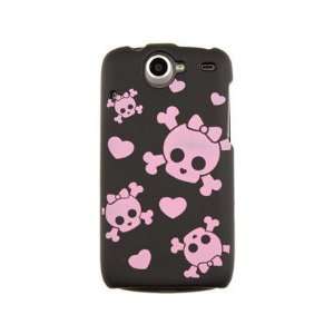   Pink and Black Cutie Skull For Nexus One Cell Phones & Accessories