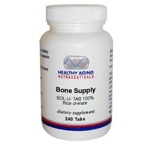   Aging Nutraceuticals Bone Supply Sol U  Tab 100% Rice Chelate 240 Tabs