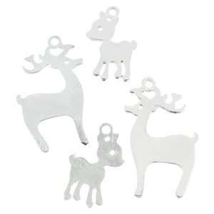  Reindeer & Baby Deer Charms   Beading & Charms Arts 