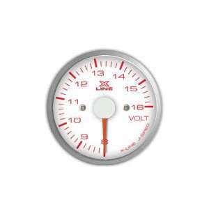  STRI Racing X Line 60mm Voltmeter White Dial Automotive