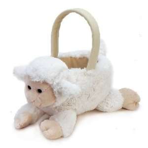  Fiesta Toy Plush Stuffed Baby Lamb Easter Basket 12.5 