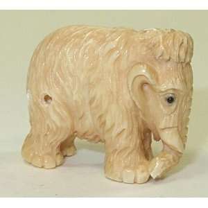  Baby Wooly Mammoth ~ Mini Mammoth Ivory Netsuke