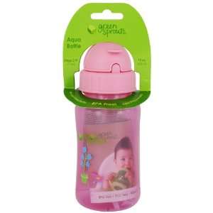   Non Spill Aqua Bottle BPA Free 6 Months Stage 3 4 Pink   10 oz. Baby